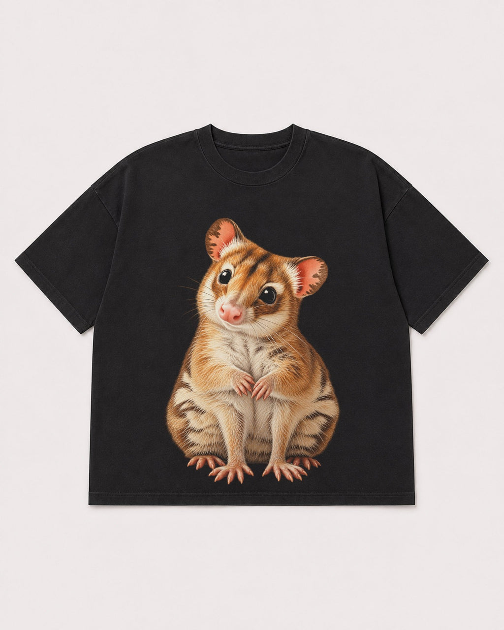 Mockup Boxy Heavyweight Tee Black product
