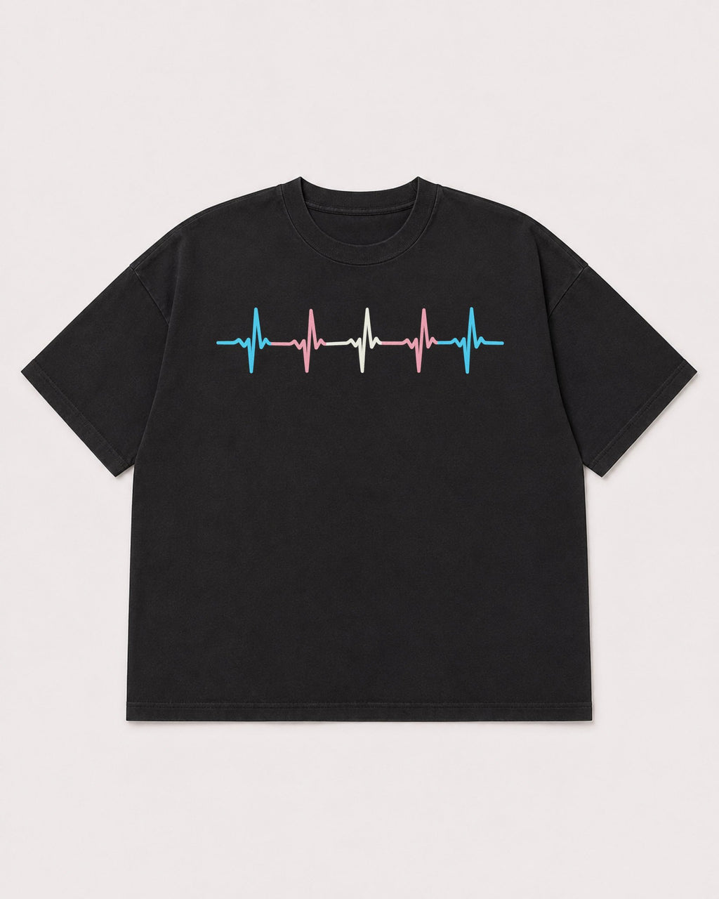Mockup Boxy Heavyweight Tee Black product