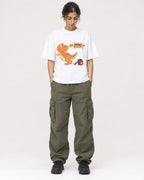 Mockup Boxy Heavyweight Tee White female full-body 17