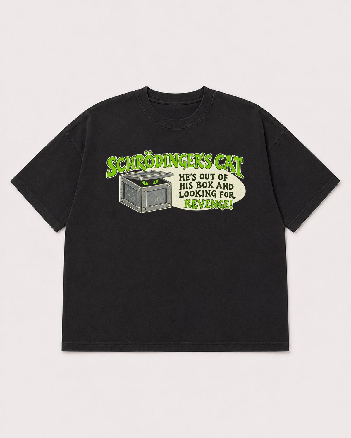 Mockup Boxy Heavyweight Tee Black product