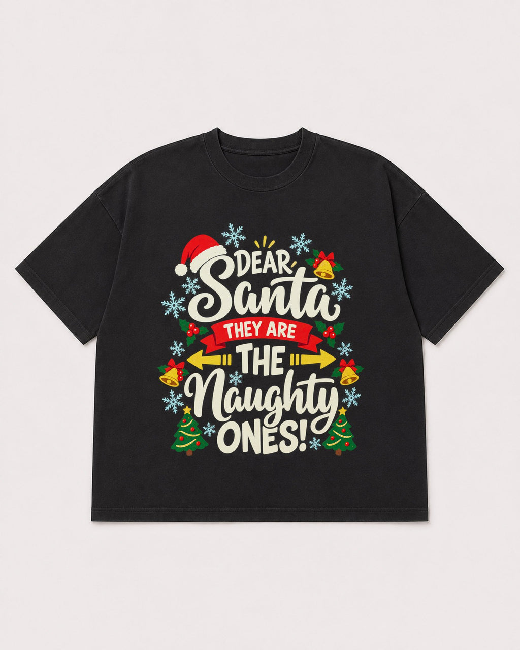 Mockup Boxy Heavyweight Tee Black product
