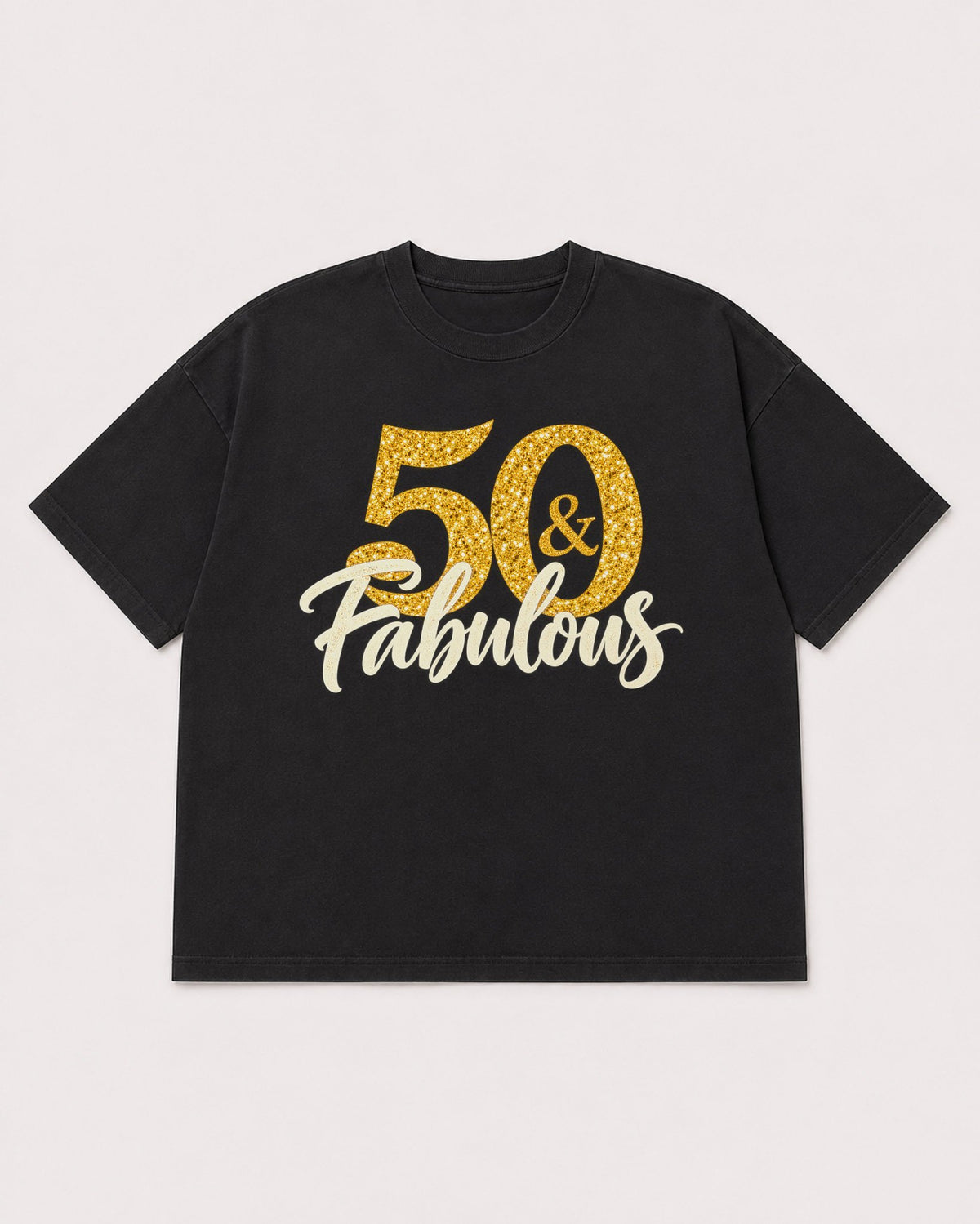 Mockup Boxy Heavyweight Tee Black product