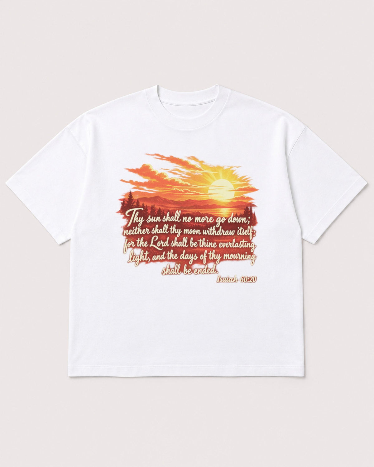 Mockup Boxy Heavyweight Tee White product