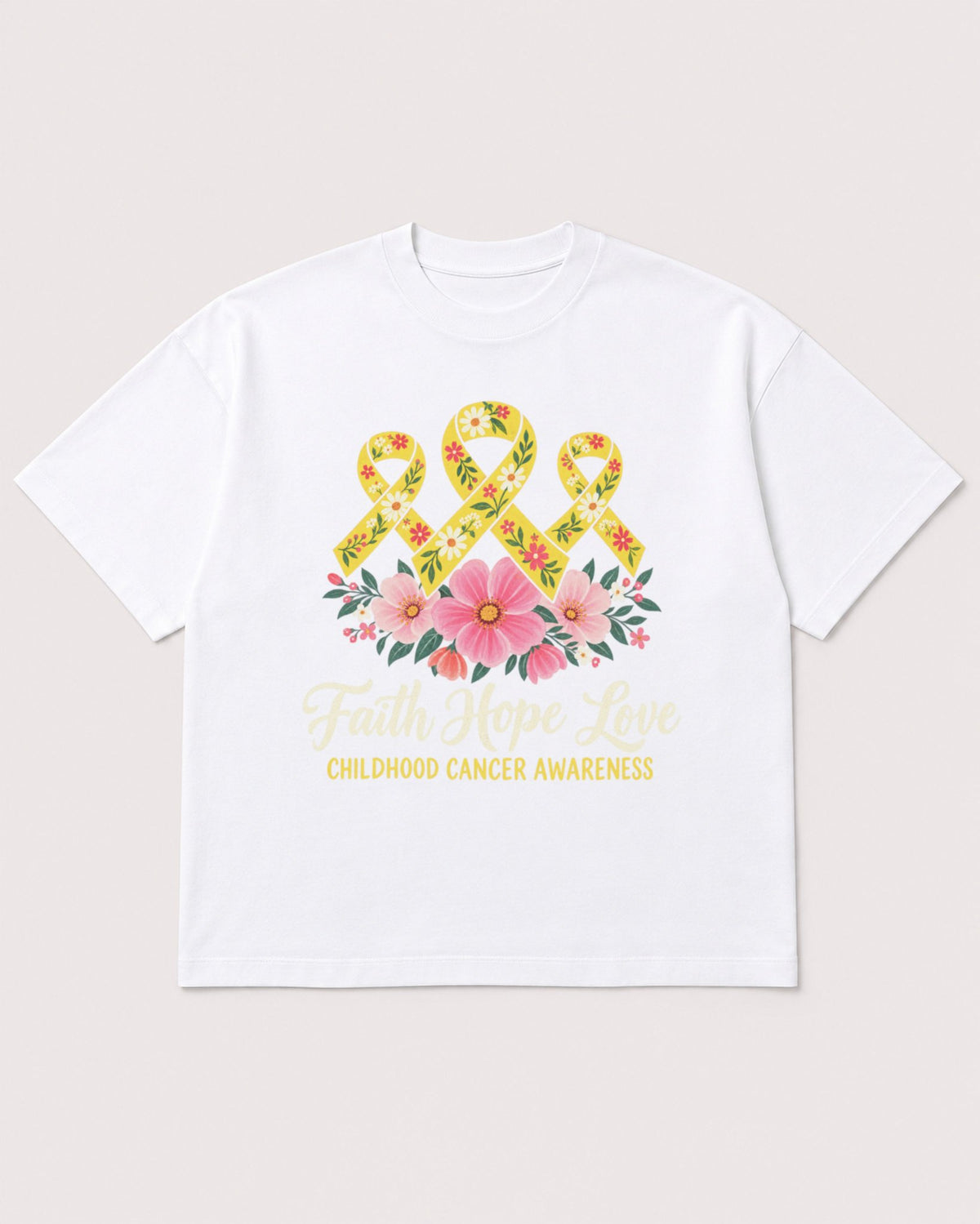Mockup Boxy Heavyweight Tee White product