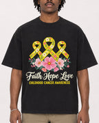 Mockup Boxy Heavyweight Tee Black male close-up 04