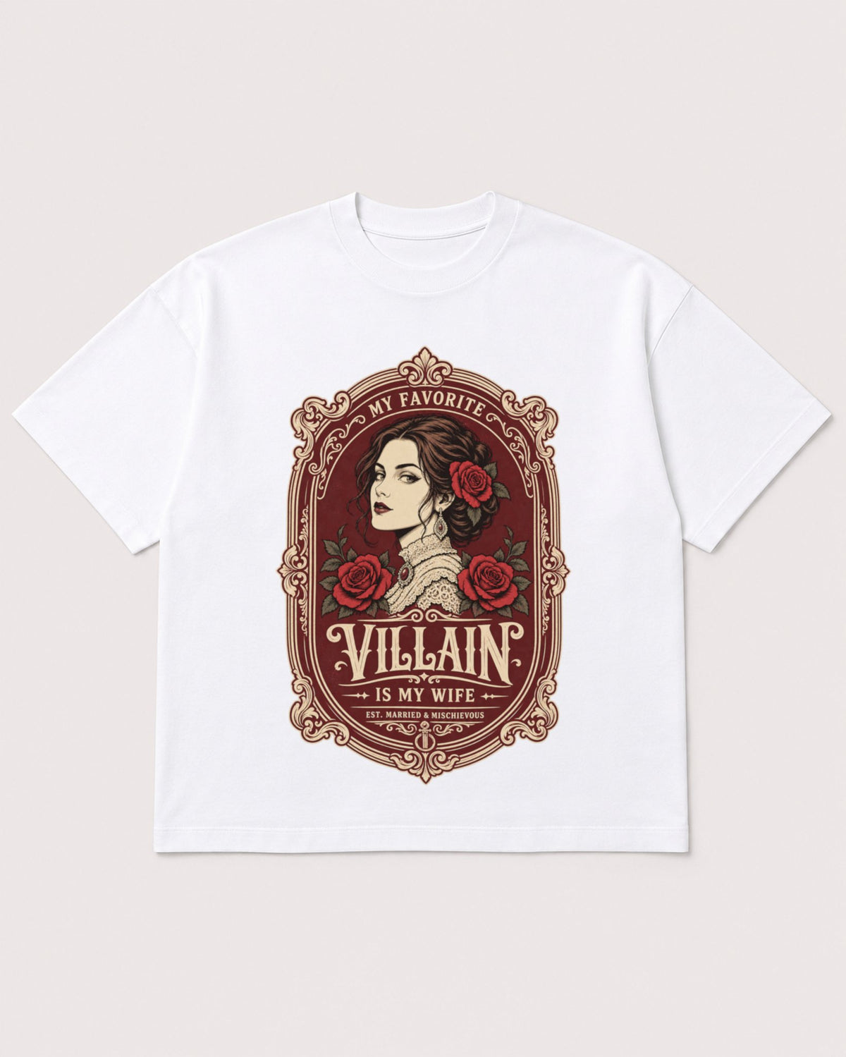 Mockup Boxy Heavyweight Tee White product