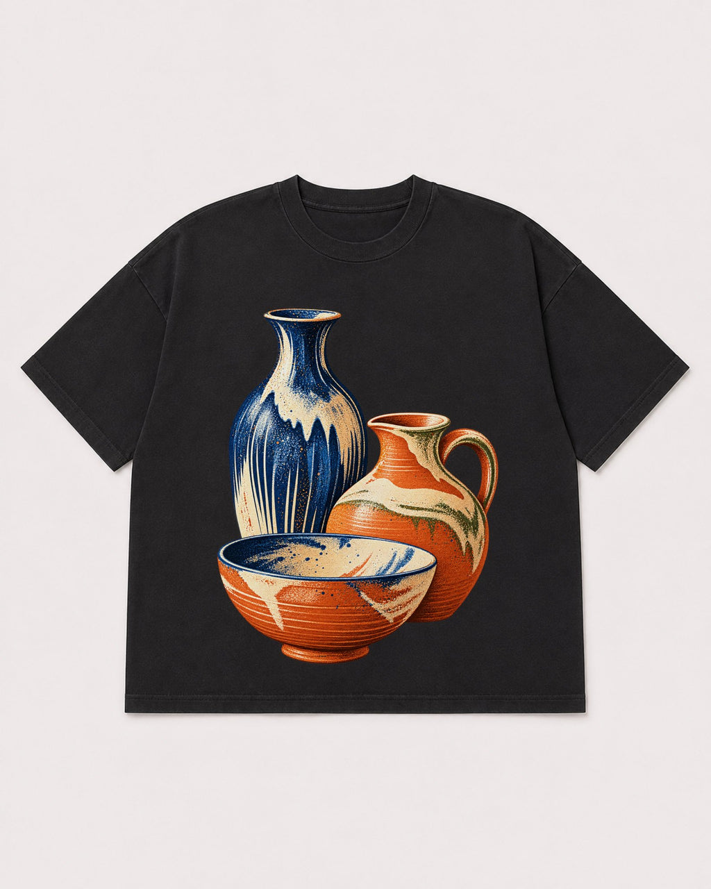 Mockup Boxy Heavyweight Tee Black product