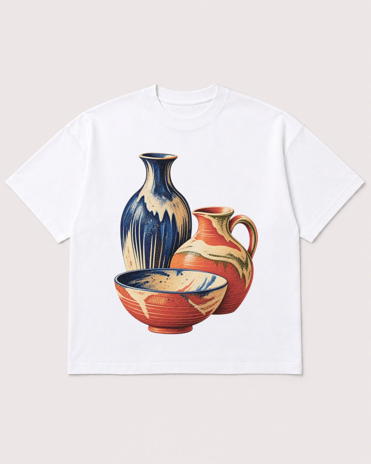Mockup Boxy Heavyweight Tee White product