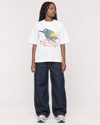 Mockup Boxy Heavyweight Tee White female full-body 04