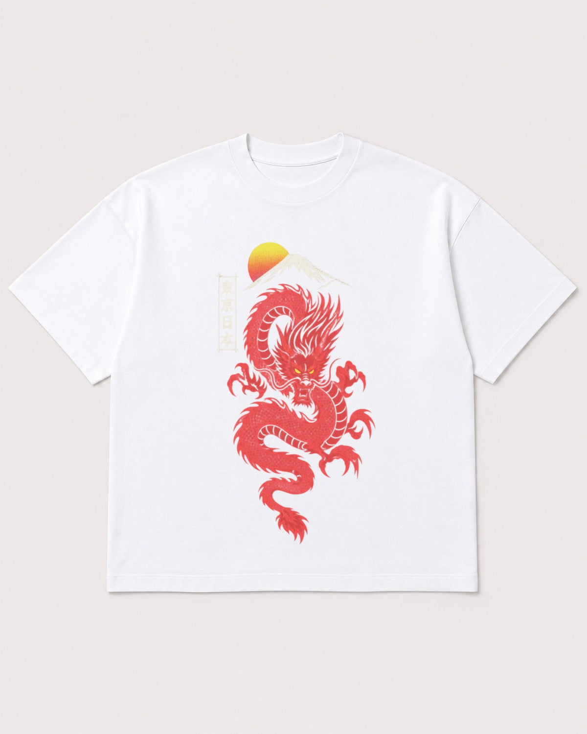 Mockup Boxy Heavyweight Tee White product