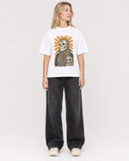 Mockup Boxy Heavyweight Tee White female full-body 08