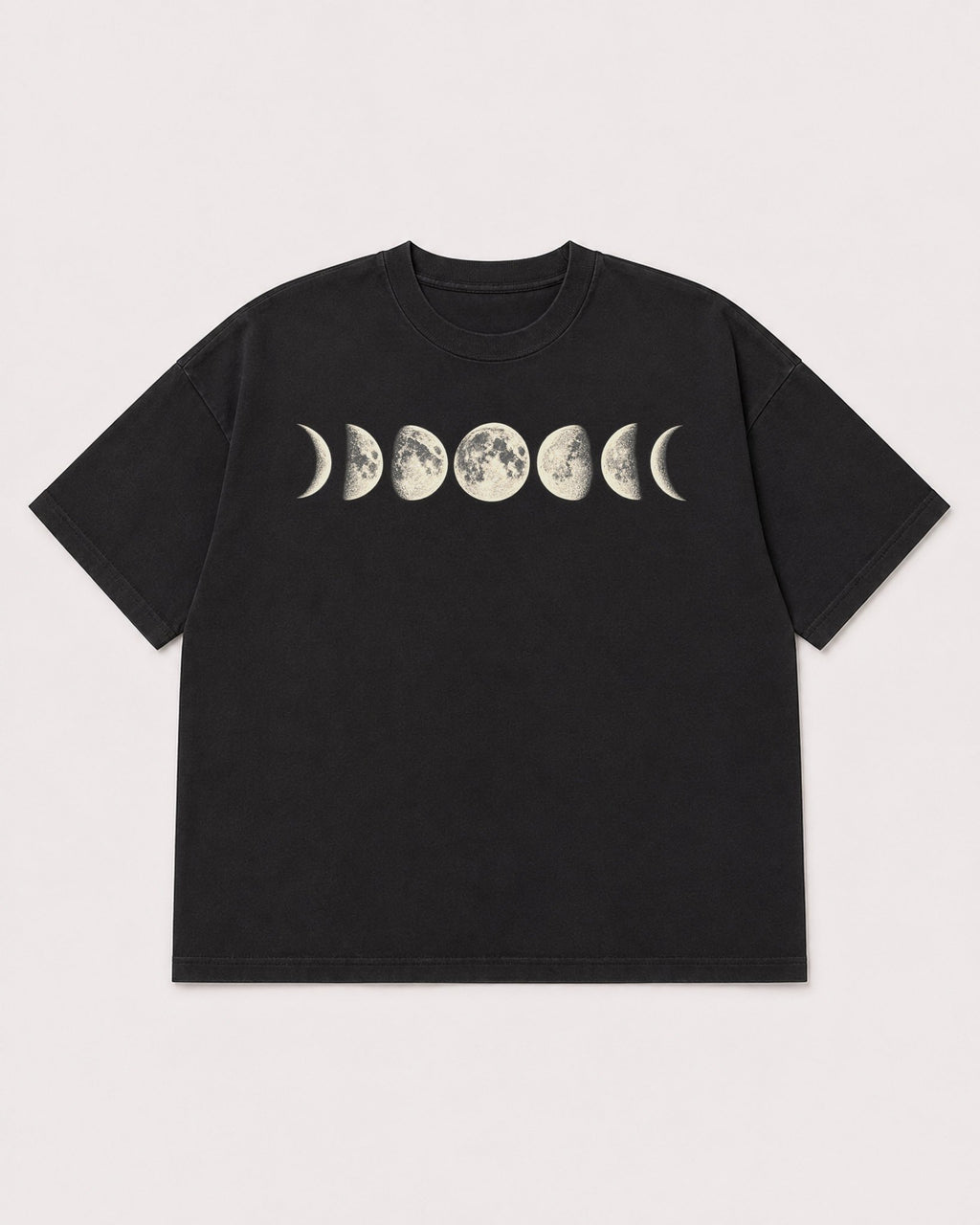 Mockup Boxy Heavyweight Tee Black product