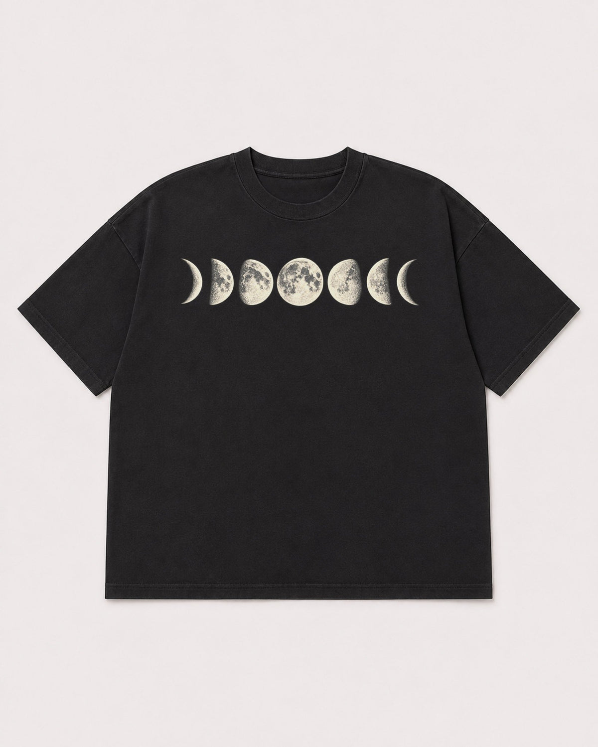 Mockup Boxy Heavyweight Tee Black product