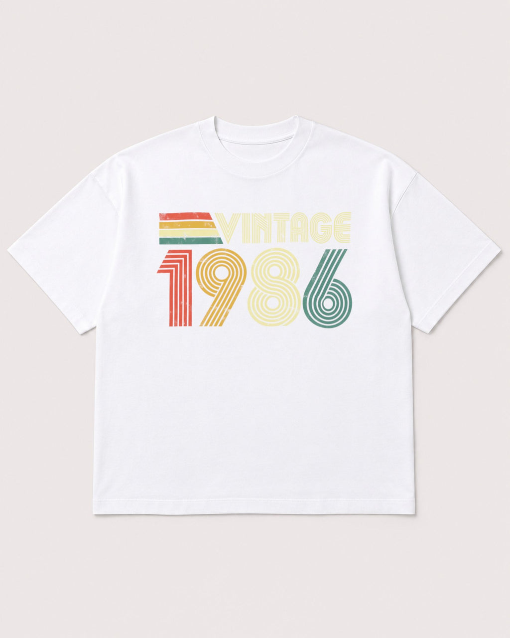 Mockup Boxy Heavyweight Tee White product