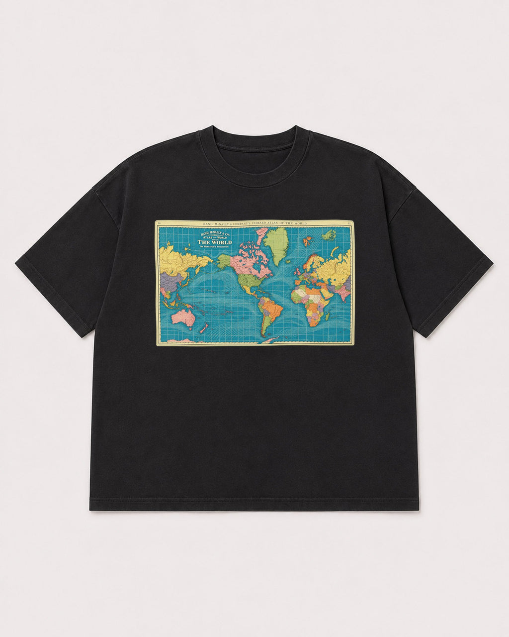 Mockup Boxy Heavyweight Tee Black product