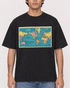 Mockup Boxy Heavyweight Tee Black male close-up 06