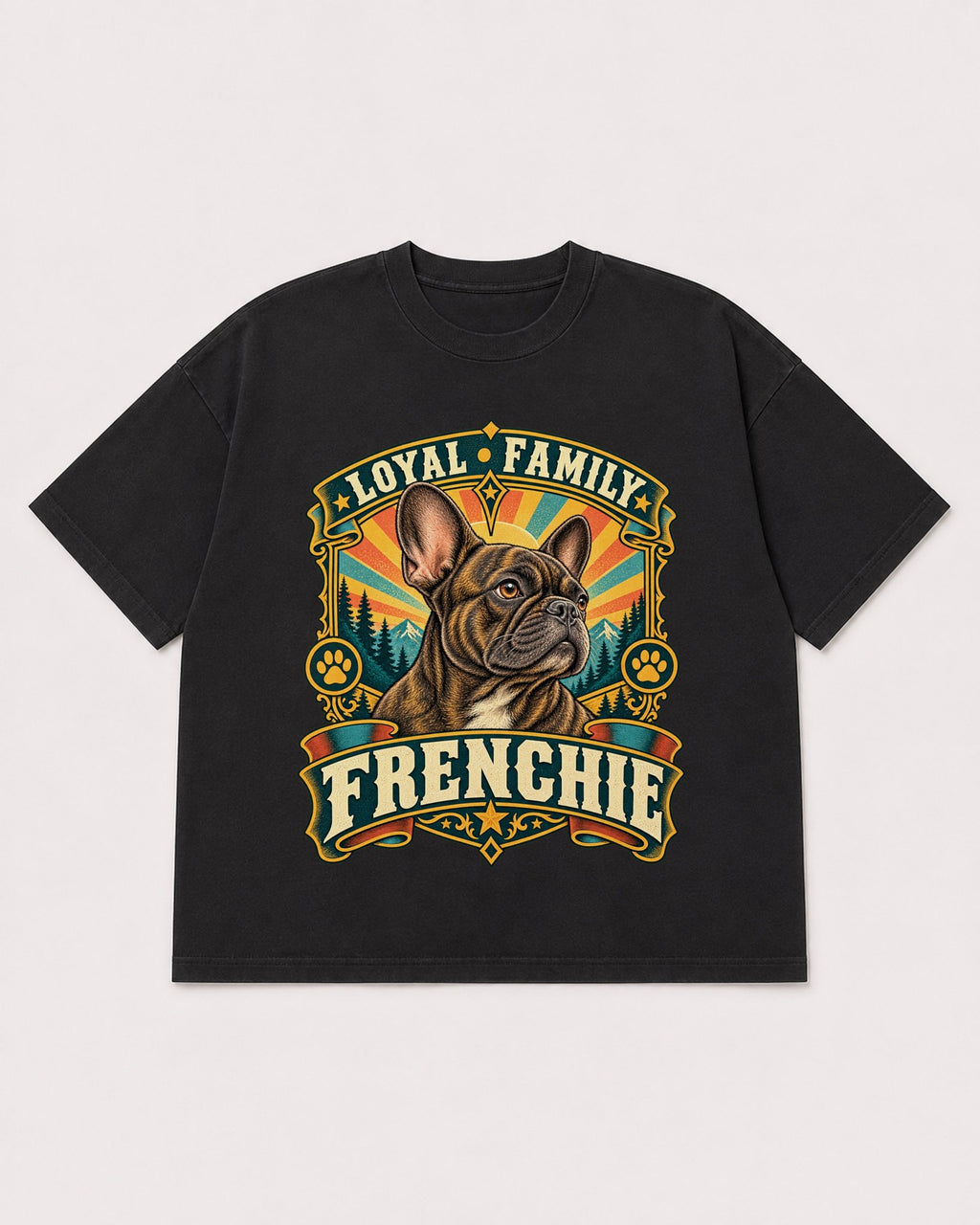 Mockup Boxy Heavyweight Tee Black product