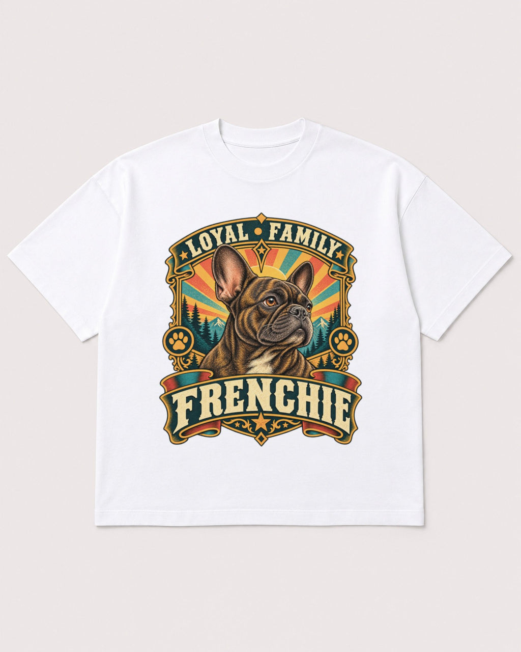 Mockup Boxy Heavyweight Tee White product