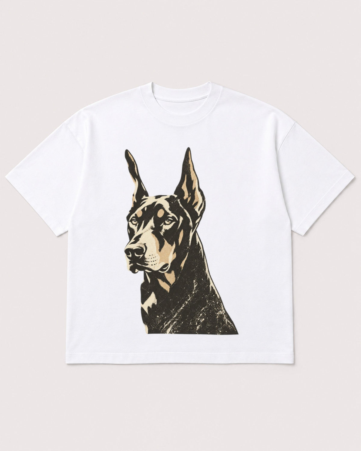 Mockup Boxy Heavyweight Tee White product
