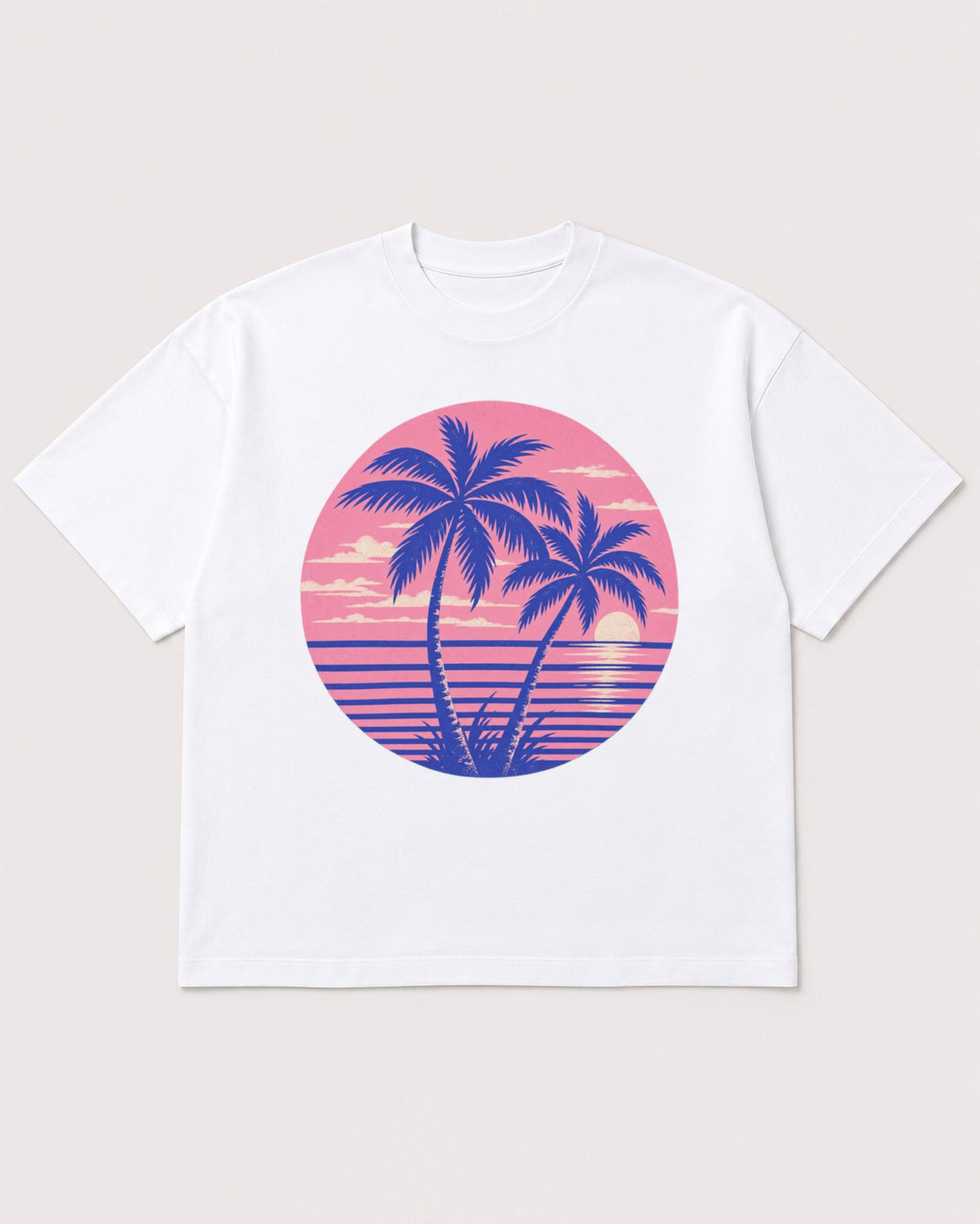 Mockup Boxy Heavyweight Tee White product