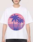 Mockup Boxy Heavyweight Tee White female close-up 23