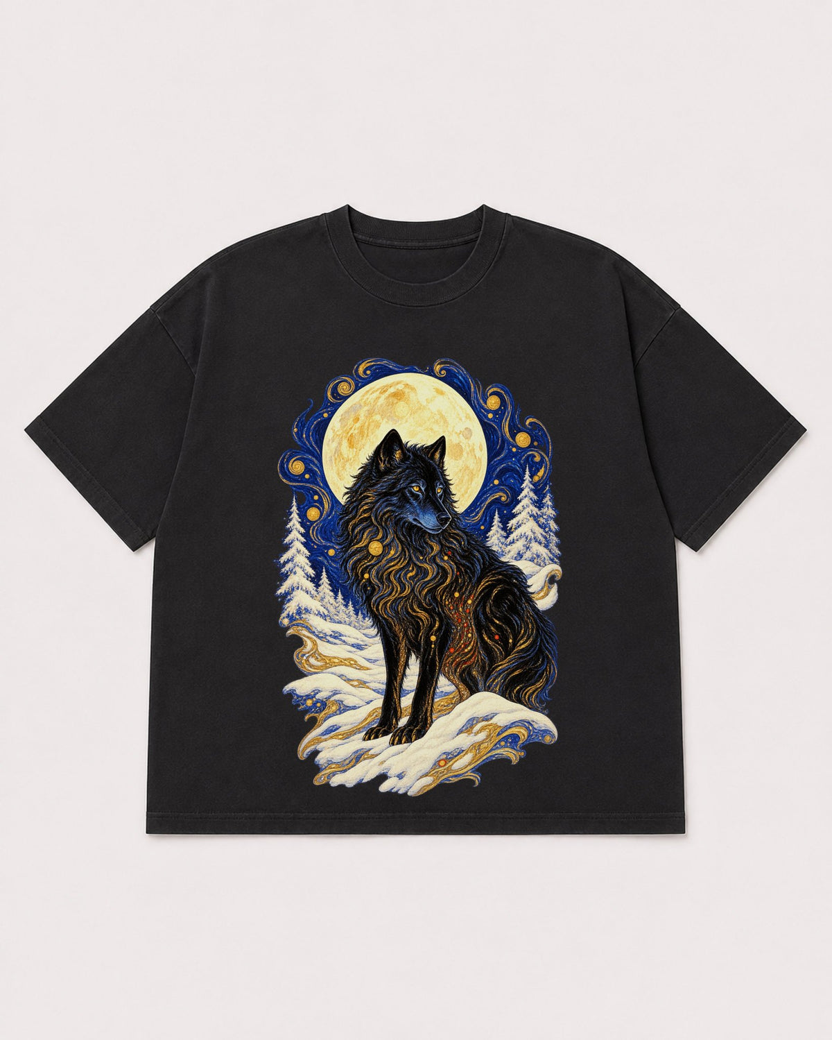 Mockup Boxy Heavyweight Tee Black product