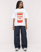 Mockup Boxy Heavyweight Tee White female full-body 04