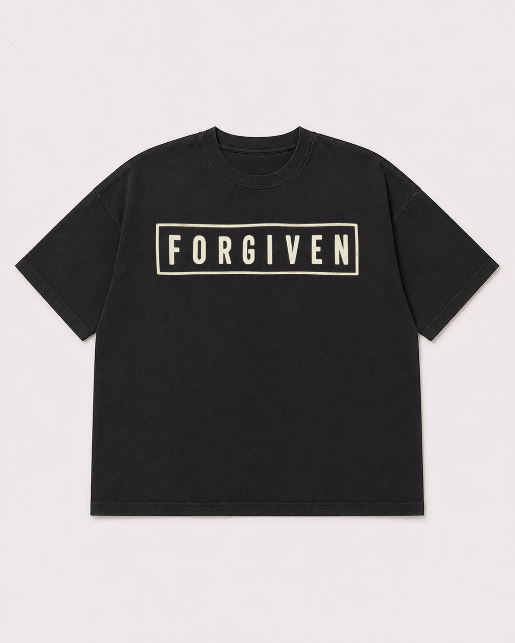 Mockup Boxy Heavyweight Tee Black product
