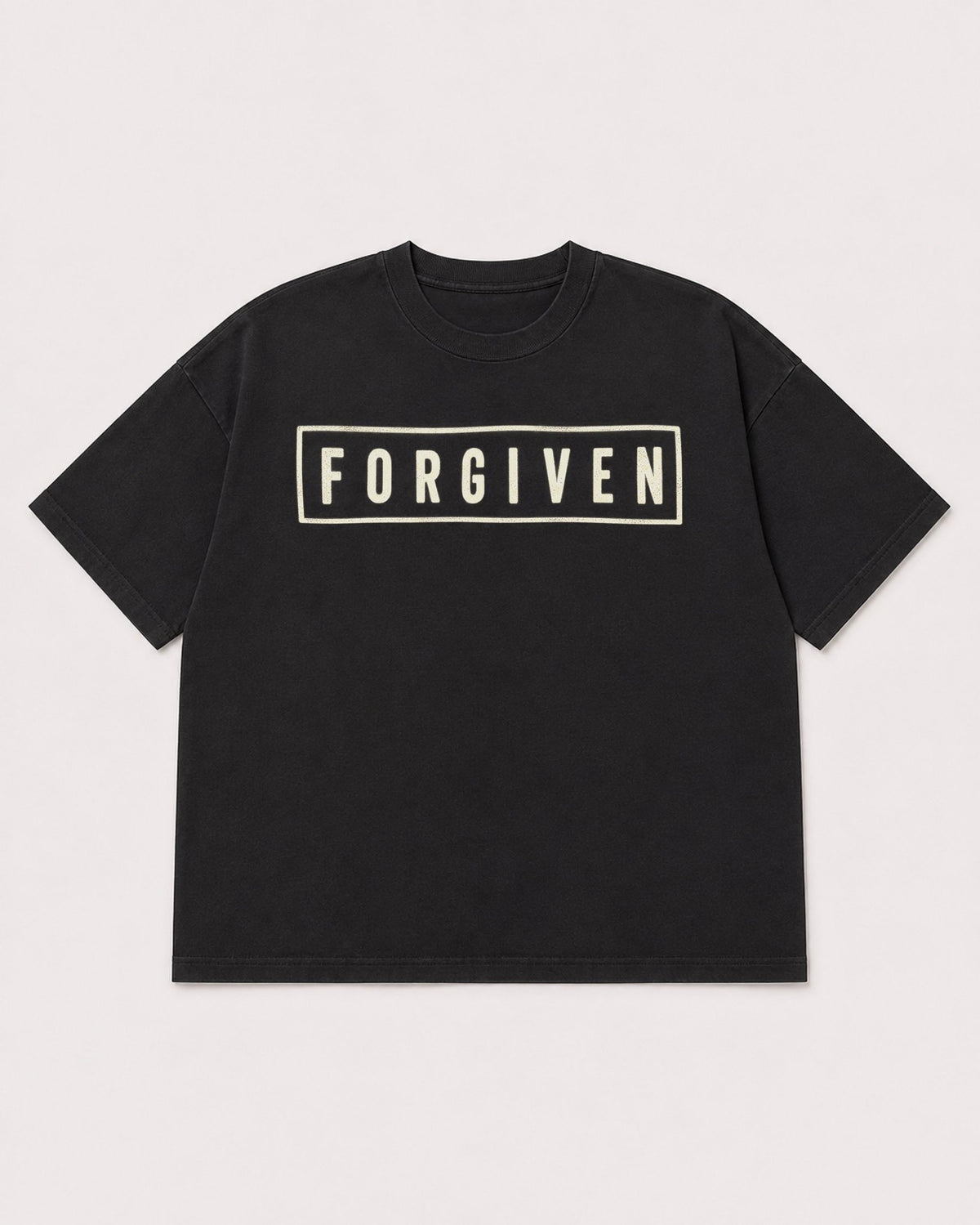 Mockup Boxy Heavyweight Tee Black product