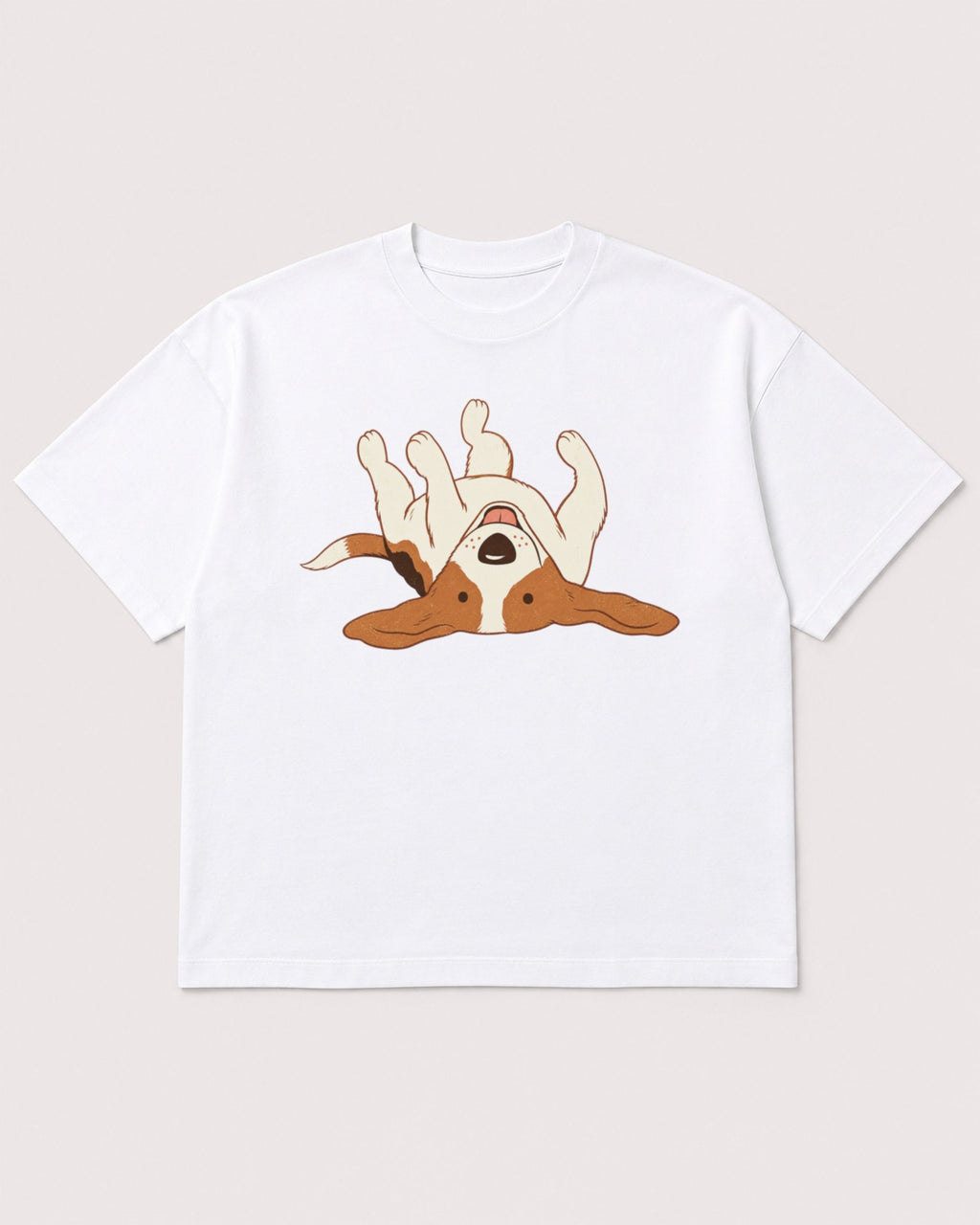 Mockup Boxy Heavyweight Tee White product
