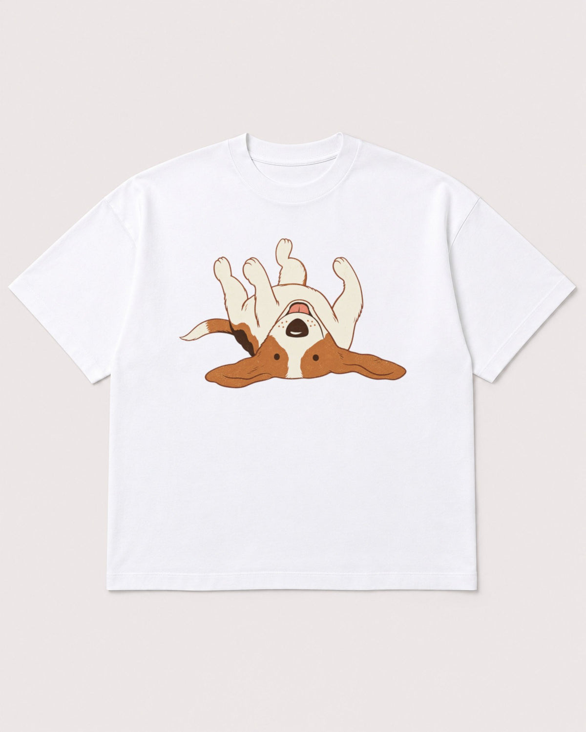 Mockup Boxy Heavyweight Tee White product