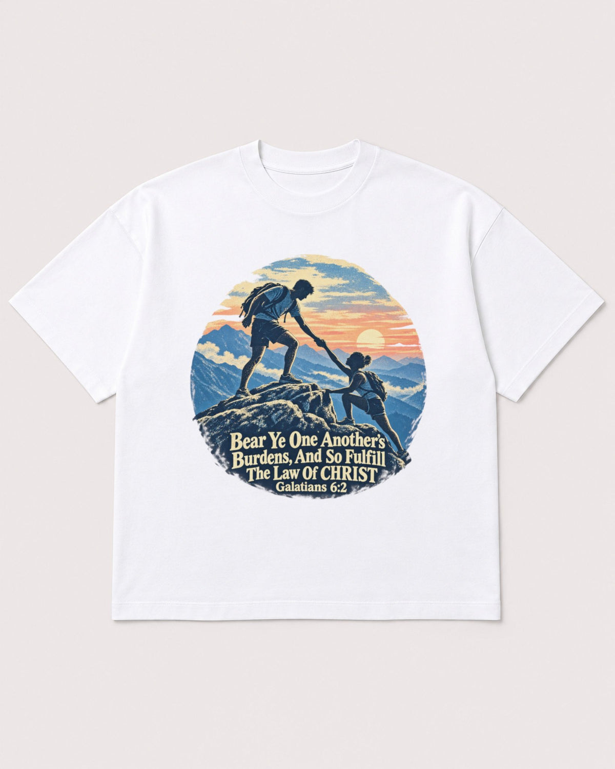 Mockup Boxy Heavyweight Tee White product