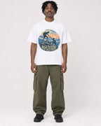 Mockup Boxy Heavyweight Tee White male full-body 04