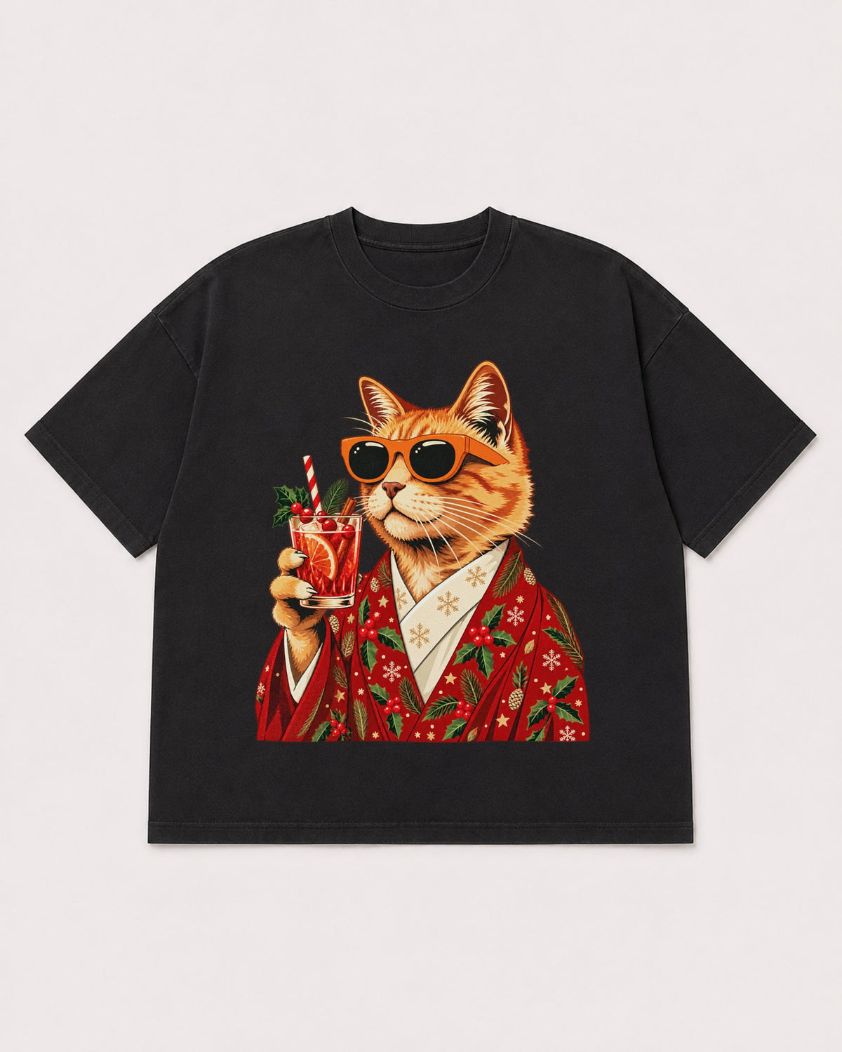 Mockup Boxy Heavyweight Tee Black product