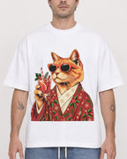 Mockup Boxy Heavyweight Tee White male close-up 48