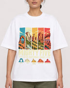 Mockup Boxy Heavyweight Tee White female close-up 17