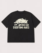 Mockup Boxy Heavyweight Tee Black product
