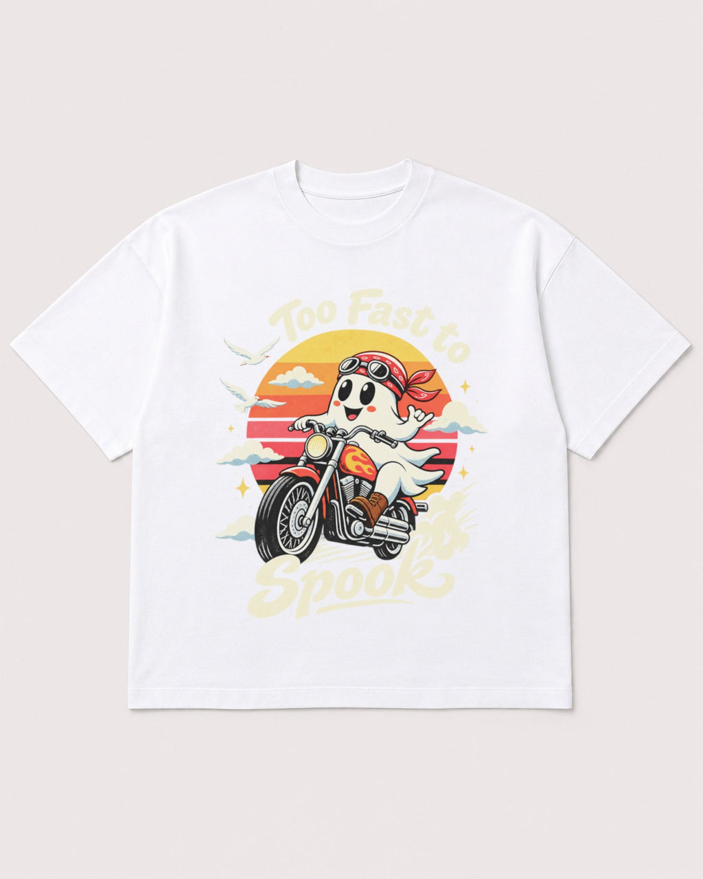 Mockup Boxy Heavyweight Tee White product
