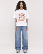 Mockup Boxy Heavyweight Tee White female full-body 10