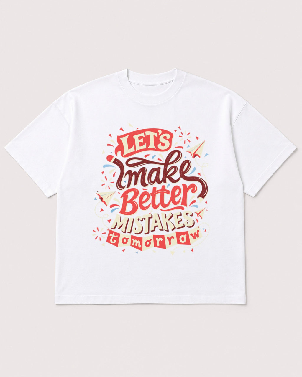 Mockup Boxy Heavyweight Tee White product