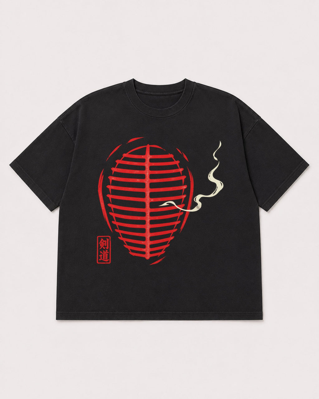 Mockup Boxy Heavyweight Tee Black product