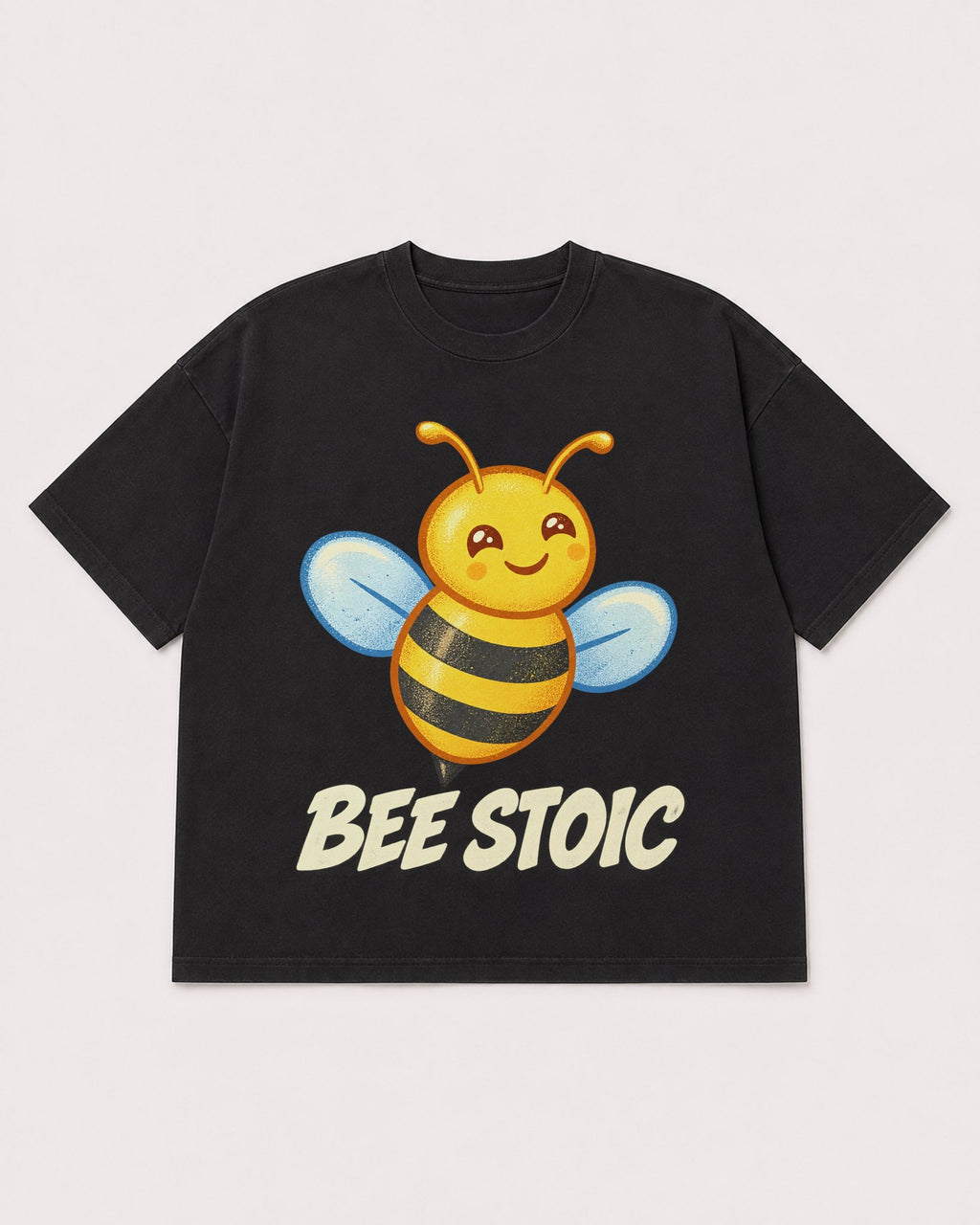 Mockup Boxy Heavyweight Tee Black product