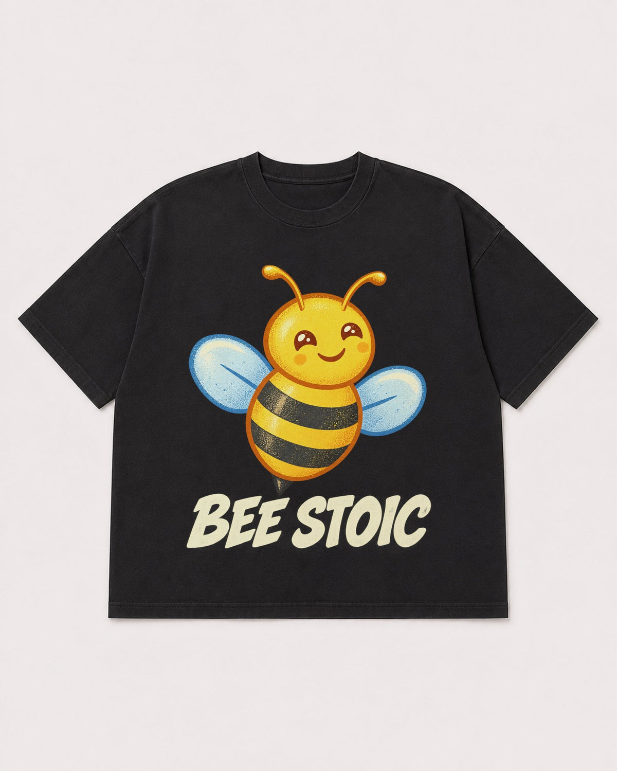 Mockup Boxy Heavyweight Tee Black product