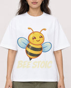 Mockup Boxy Heavyweight Tee White female close-up 02