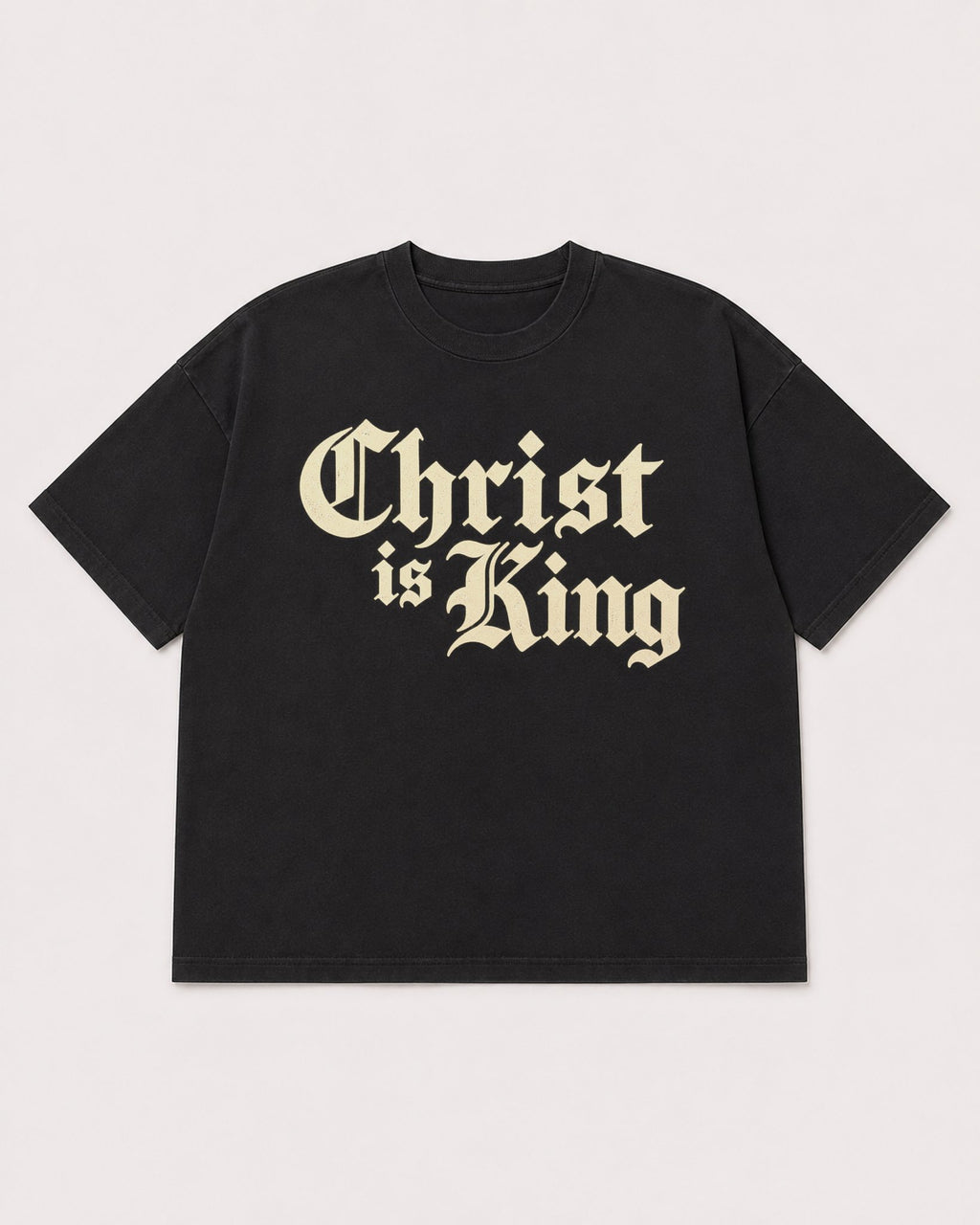 Mockup Boxy Heavyweight Tee Black product
