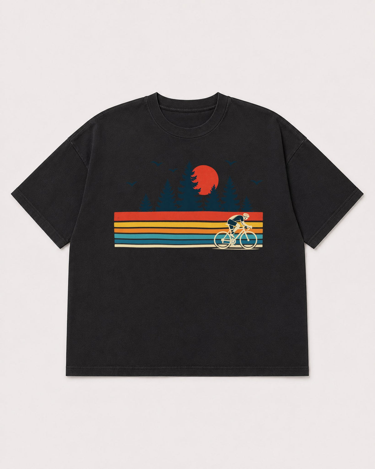 Mockup Boxy Heavyweight Tee Black product
