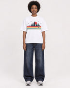 Mockup Boxy Heavyweight Tee White female full-body 14