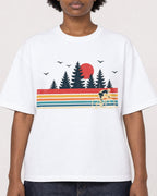 Mockup Boxy Heavyweight Tee White female close-up 14