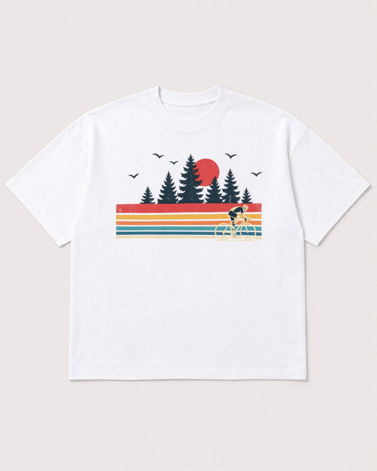 Mockup Boxy Heavyweight Tee White product