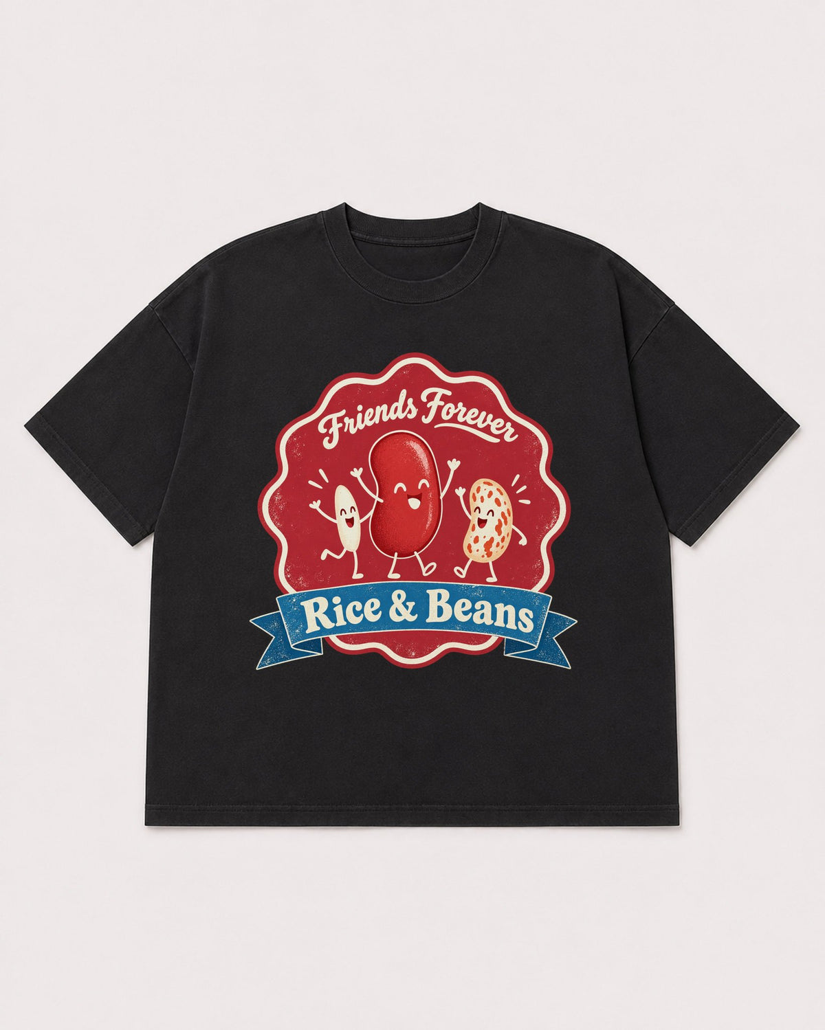 Mockup Boxy Heavyweight Tee Black product